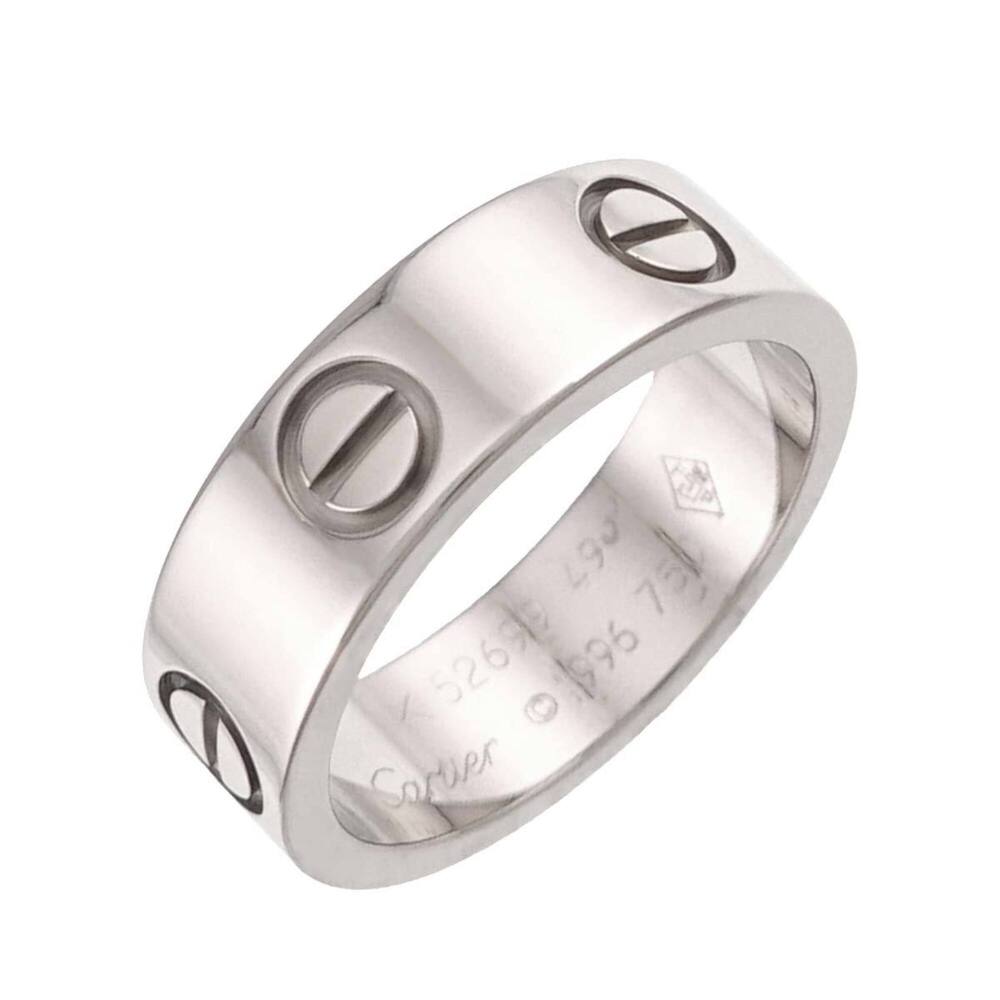 Cartier Love Ring #49, 18K WG (White Gold 750)